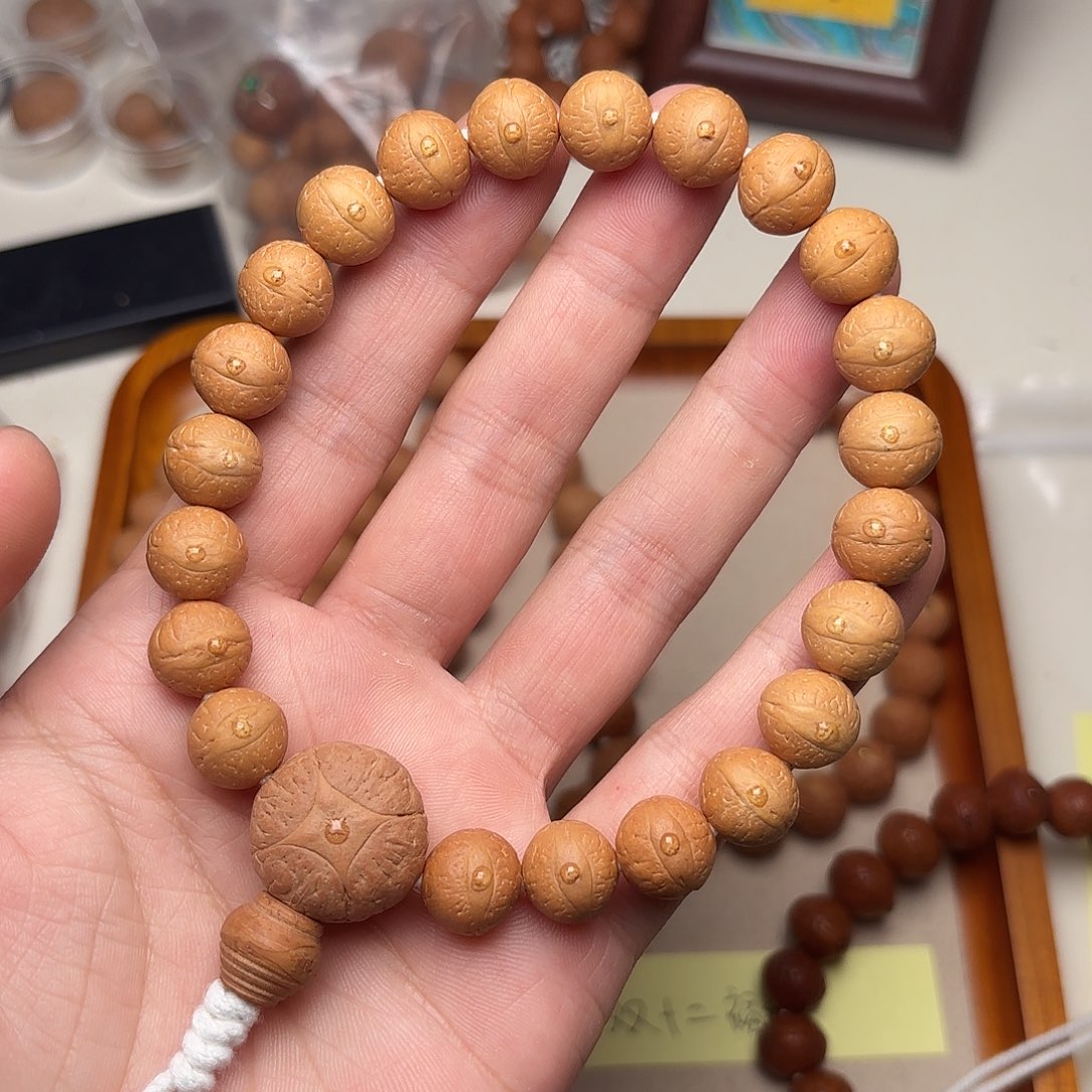 凤眼菩提手串精品单仓正圆手串11.5大麒麟三通福利
