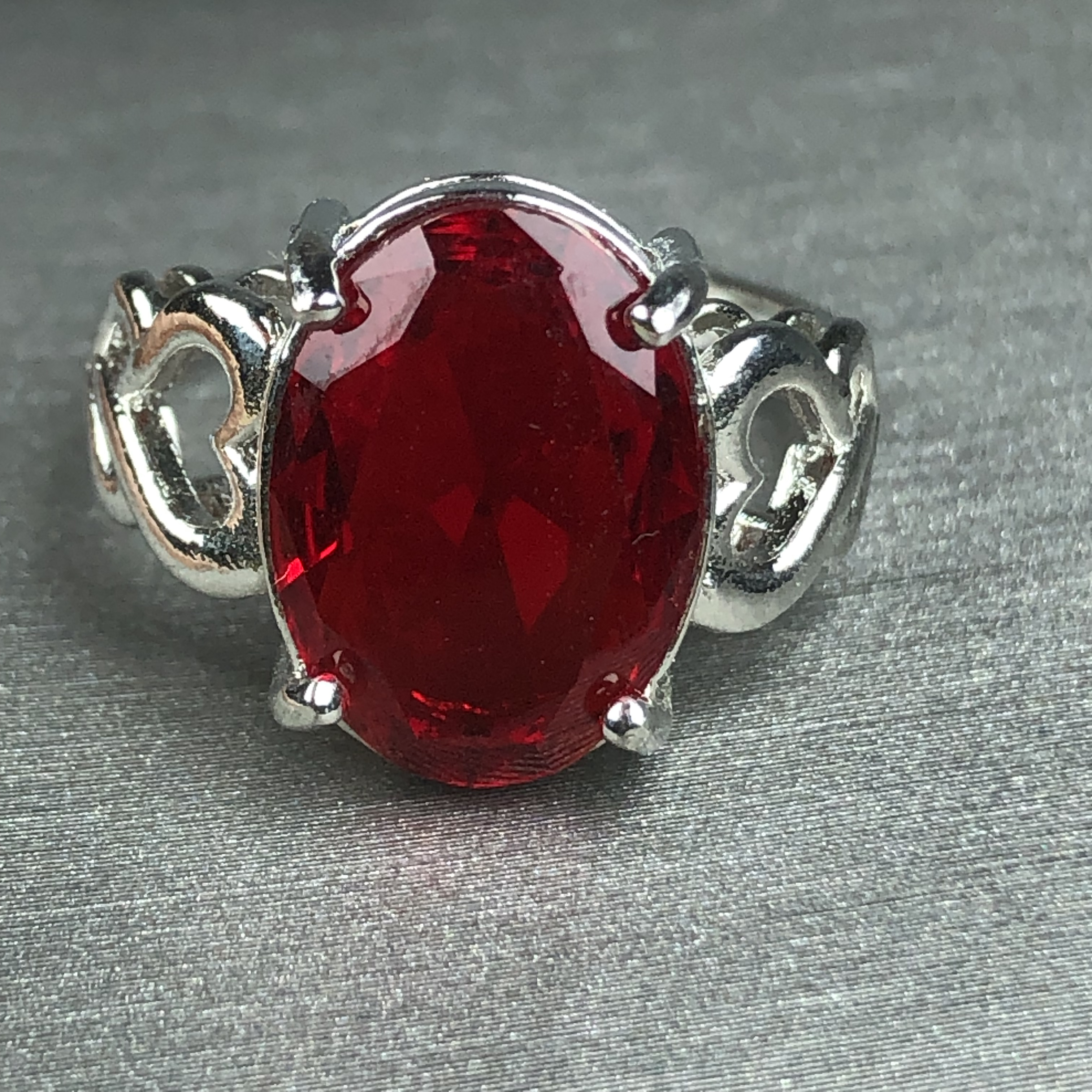 11104 深红宝精致活口漂亮美丽精致开口可调节美丽 漂亮精致 精选