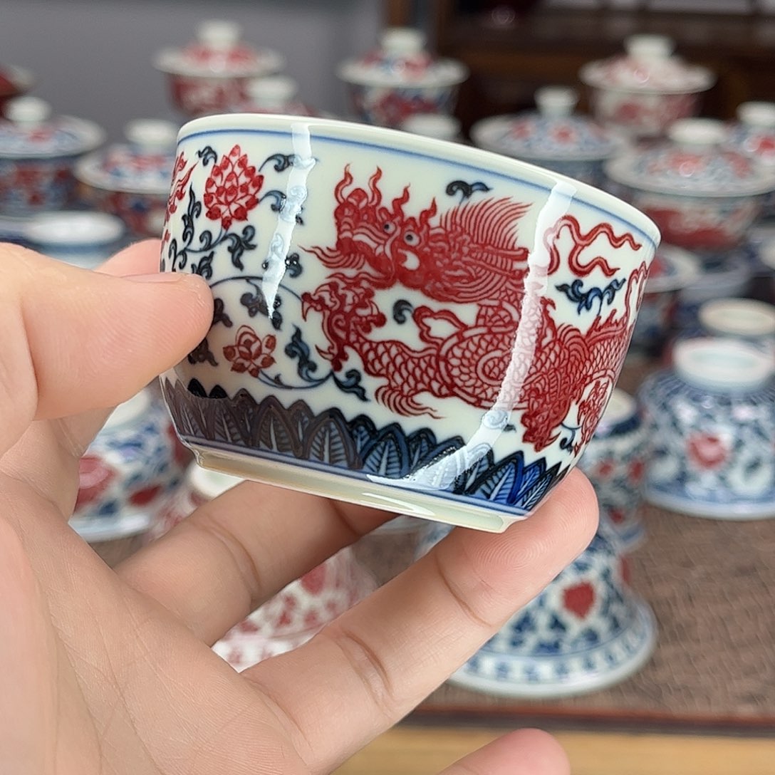 w***l陶景德镇陶瓷青花釉里红