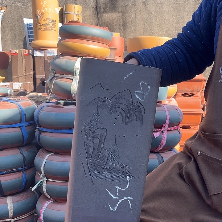 紫砂紫砂花盆盆栽