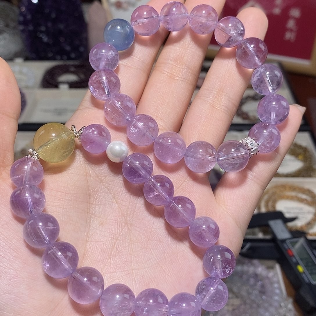 手链未镶嵌水晶紫水