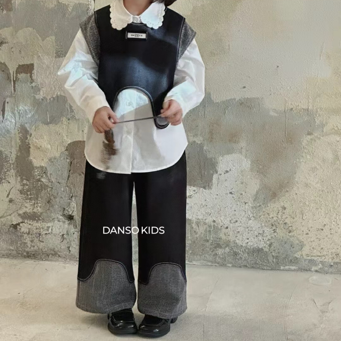 时尚童装Danso马甲套装