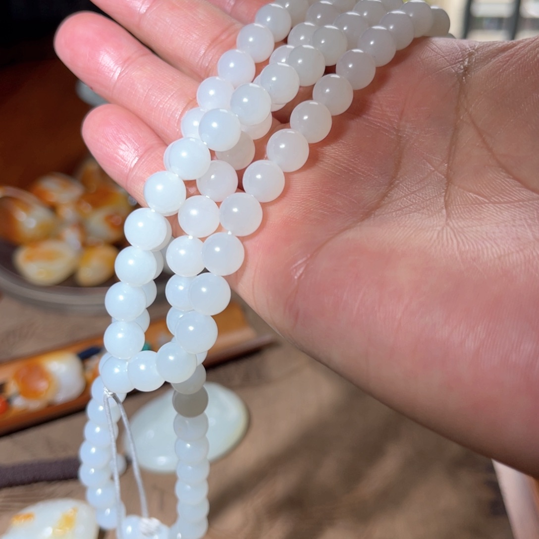 和田玉未镶嵌手串最****饰