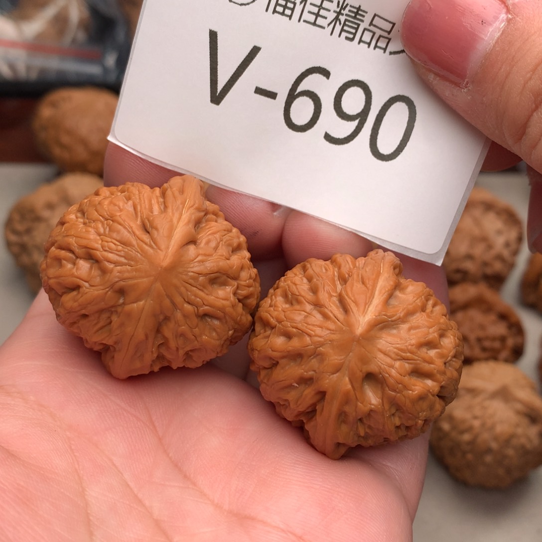 文玩核桃把件35铁锤…….