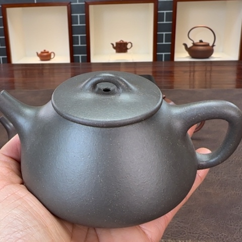 紫砂茶壶A**?平盖石瓢