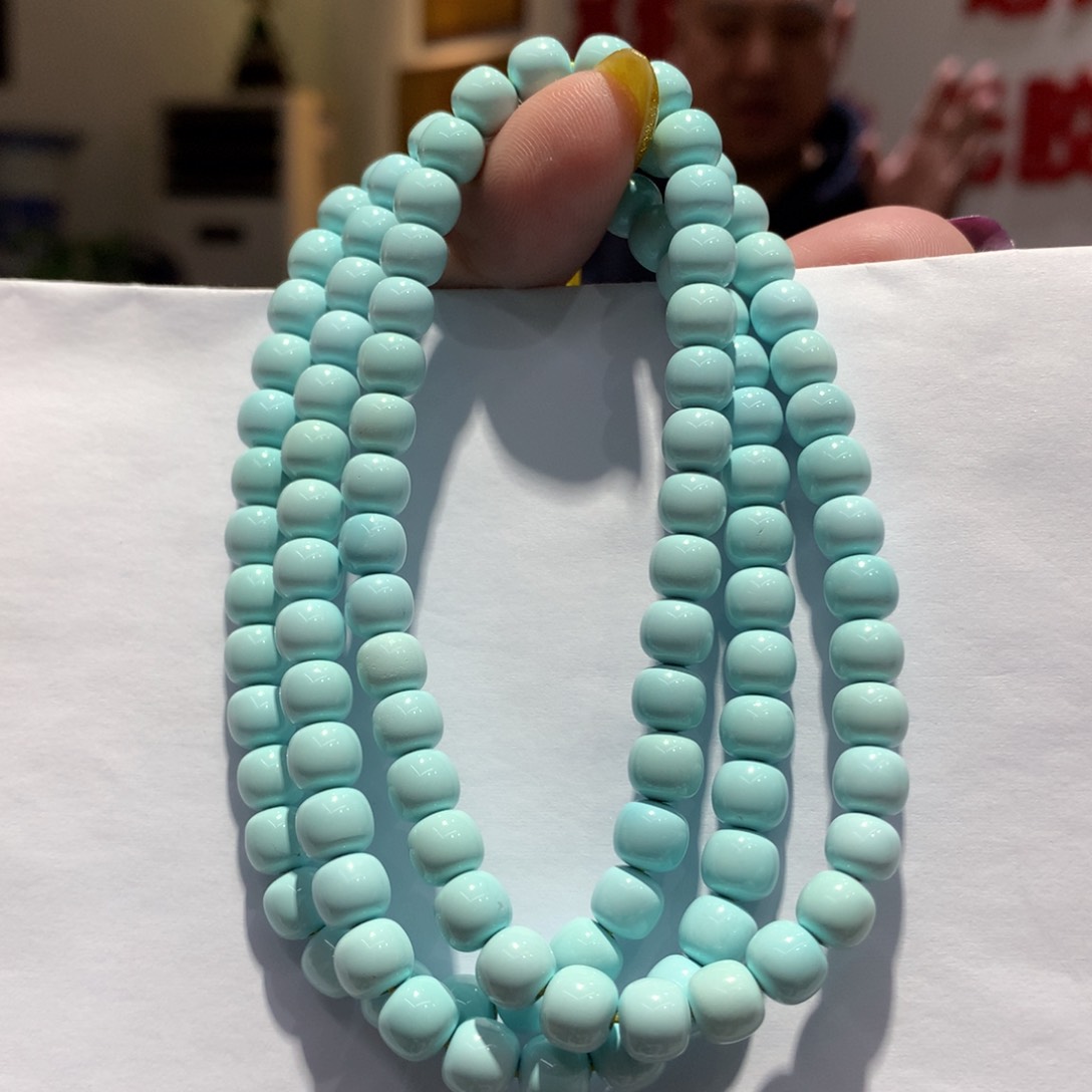 未镶嵌绿松石长链