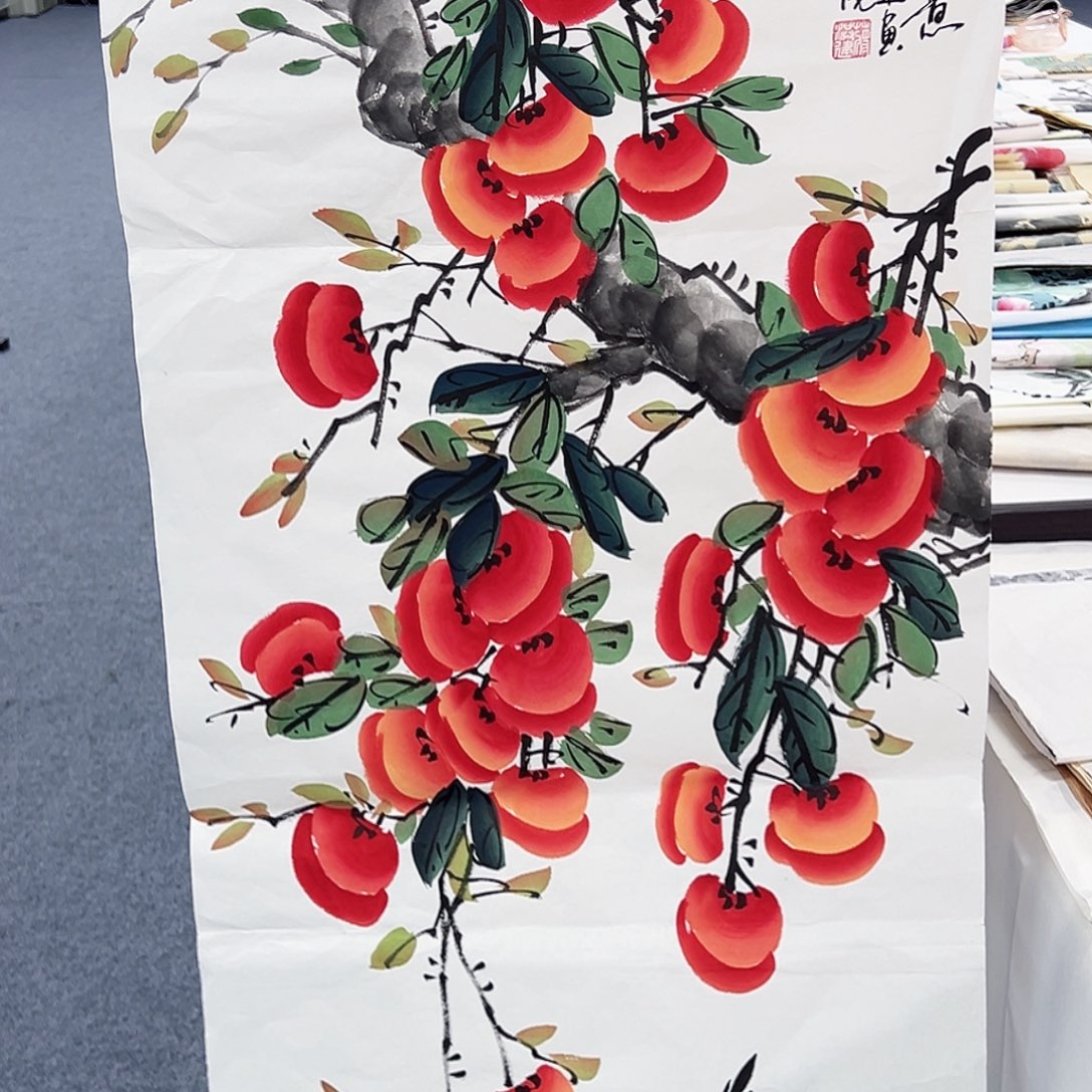 国画事事顺心如意万事如意万事如意