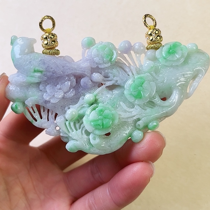 翡翠颈饰未镶嵌挂件