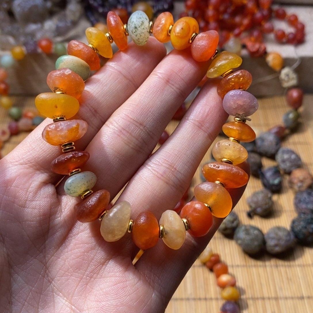 玛瑙/玉髓手链未镶嵌