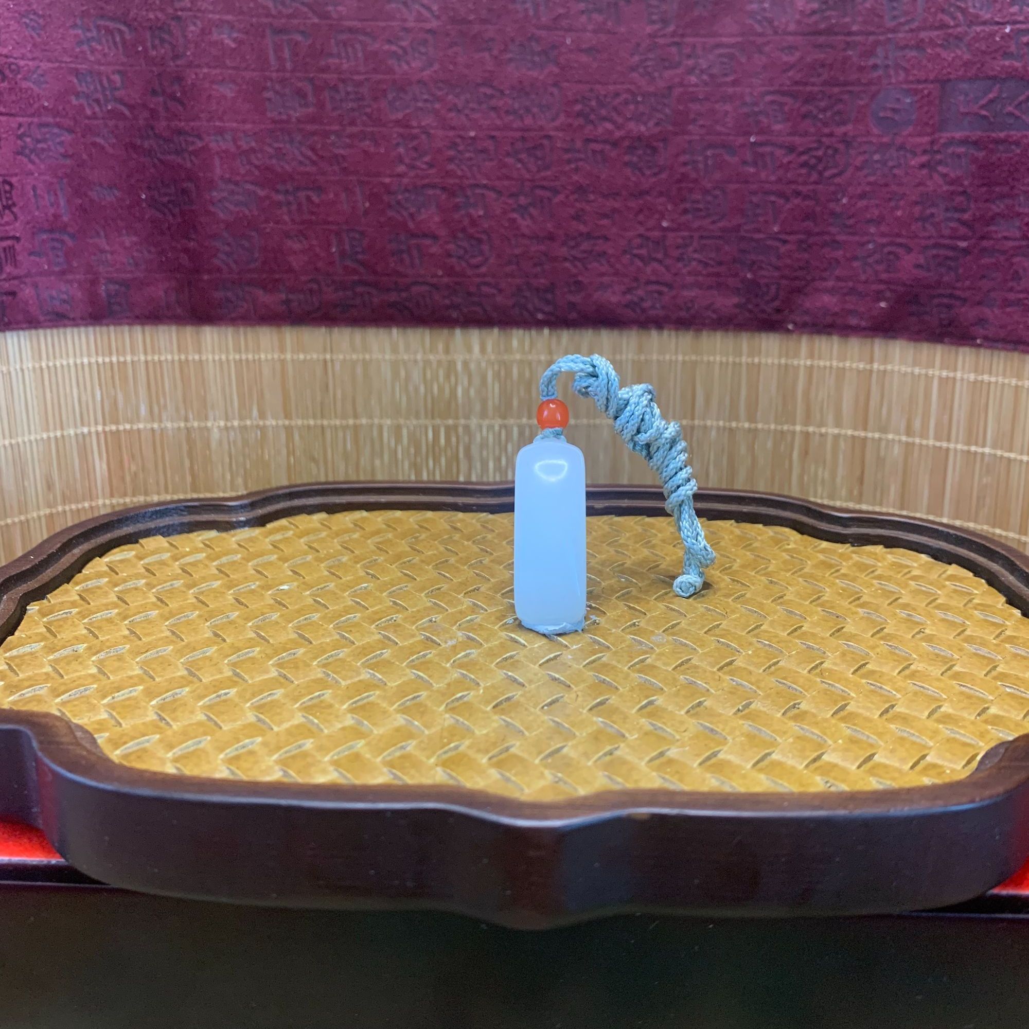 L和田玉无事牌吊坠3751