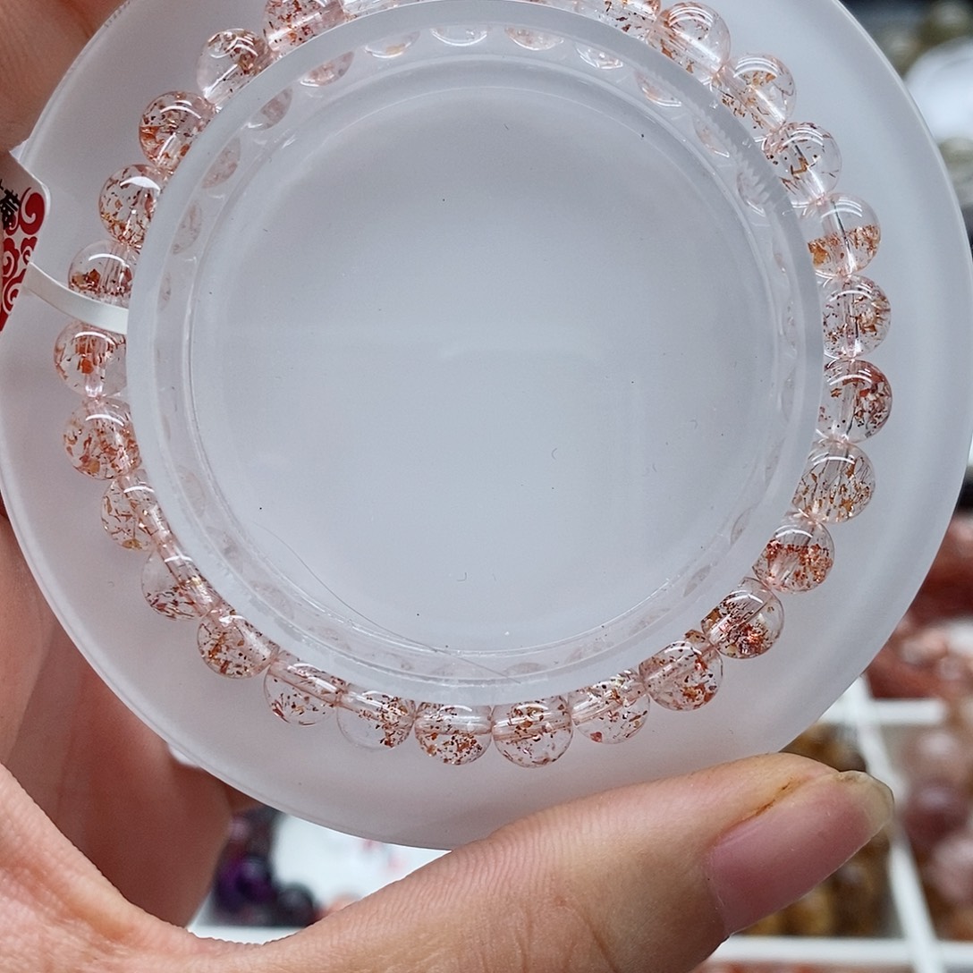 未镶嵌手链水晶金草莓