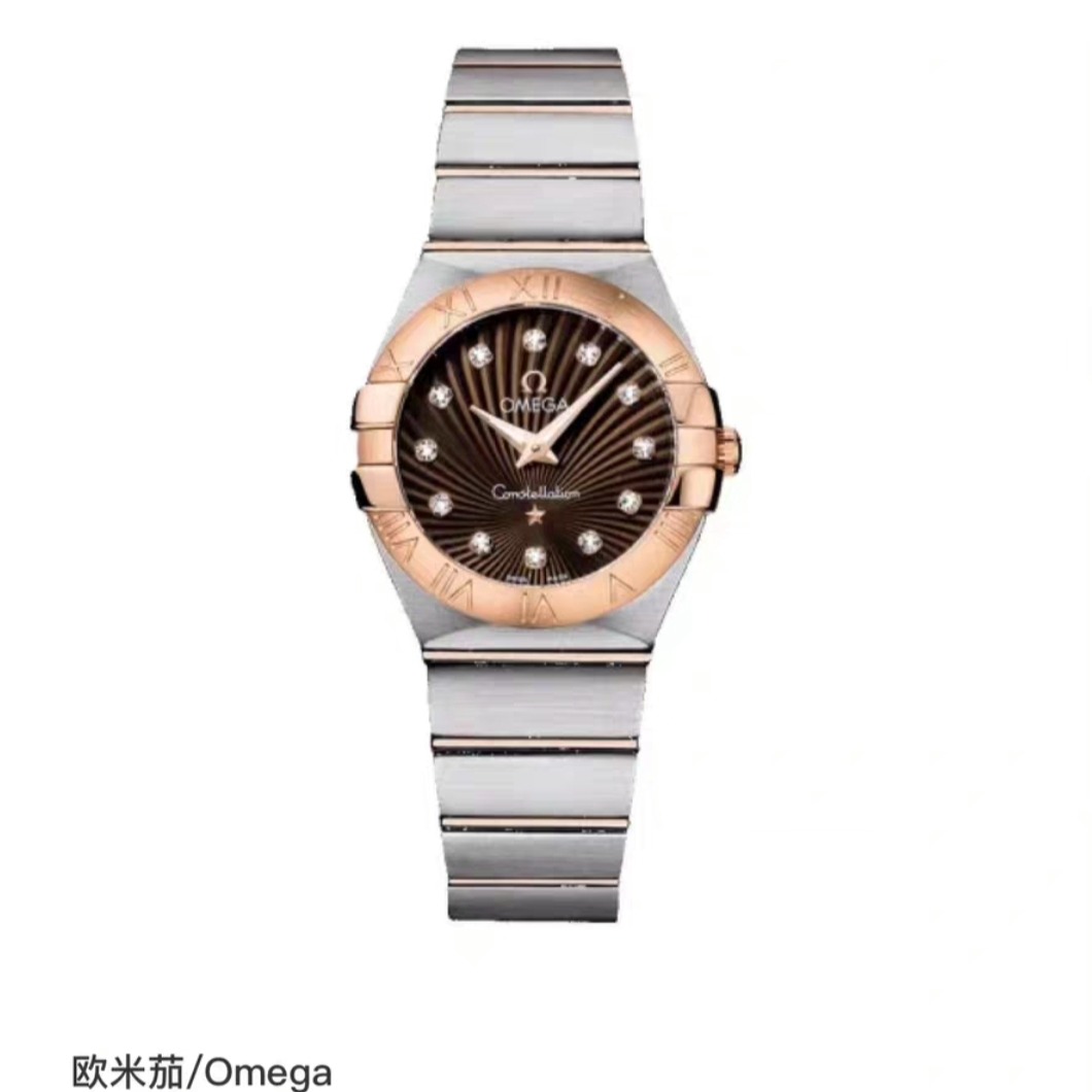 99新  欧米茄星座27咖盘内钻腕表23全套