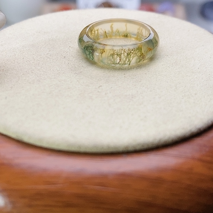 玛瑙/玉髓未镶嵌戒指A39不退换港14