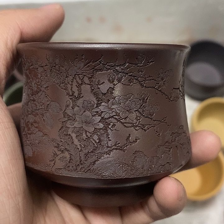 茶杯紫砂瑕疵不退不换