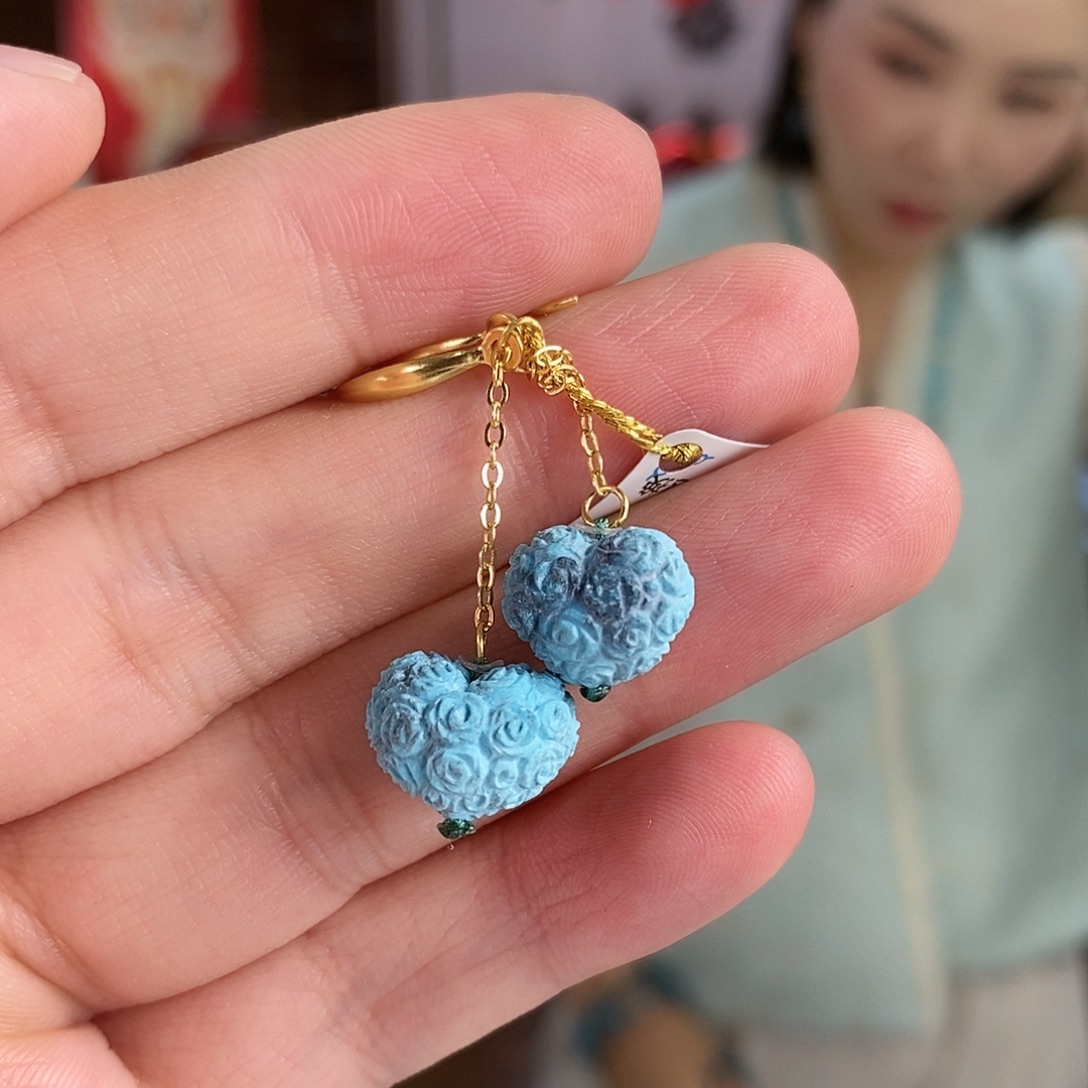 绿松石银S925镀金镶嵌珠宝奇石