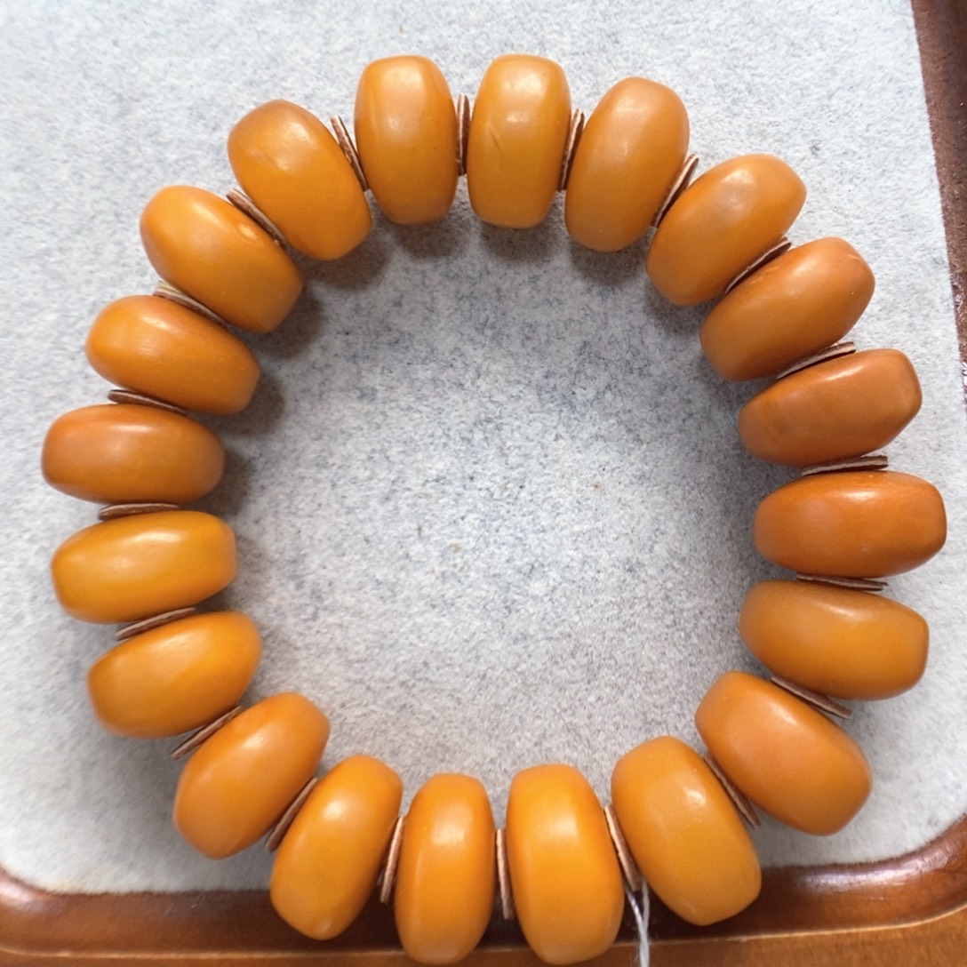 蜜蜡未镶嵌手串蜜蜡