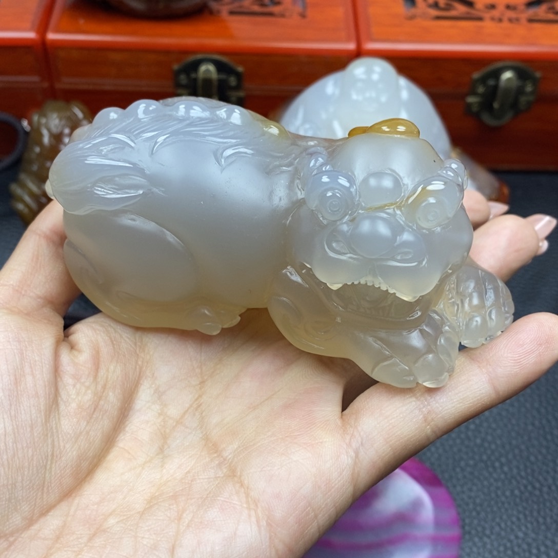 玛瑙/玉髓手把未镶嵌