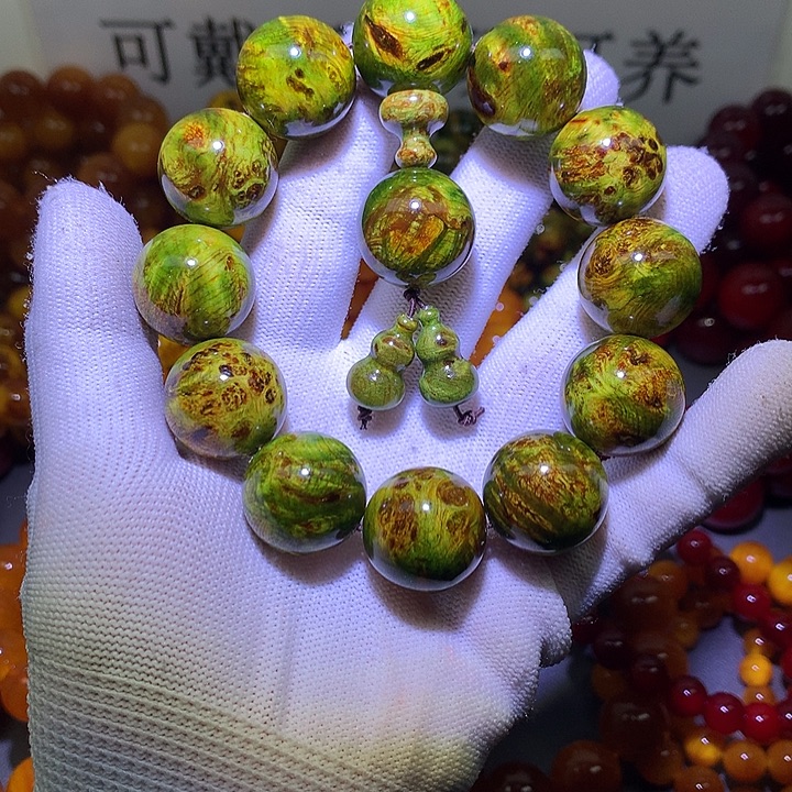 手串/手链松木（琥珀木）2.0 水墨丹青高货