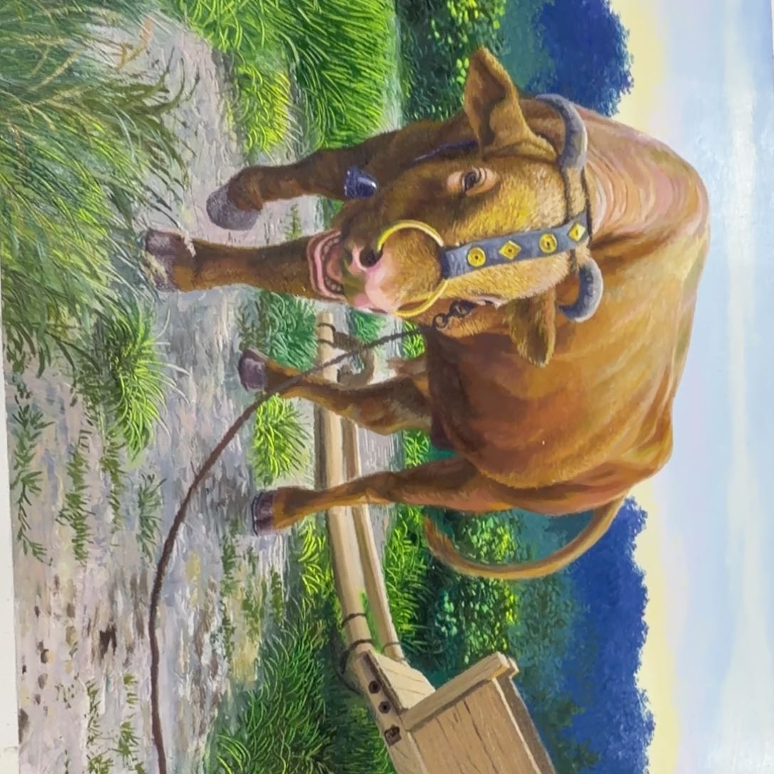 油画在干嘛了我不知道