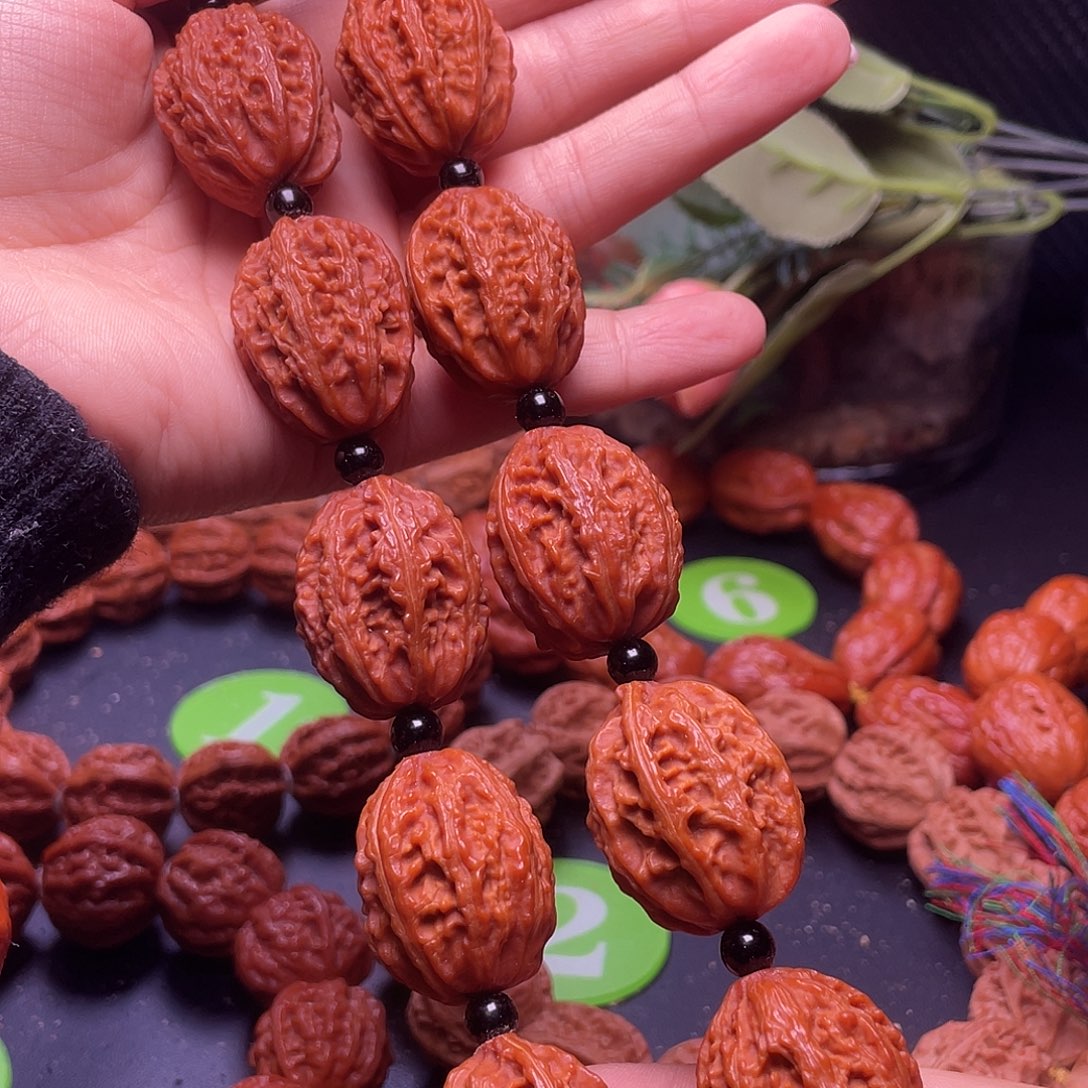 文玩核桃手串大枣手持25
