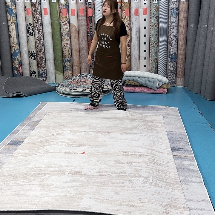 混纺160×230误差正负1-3厘米精编细砂棉布底仿羊绒微瑕