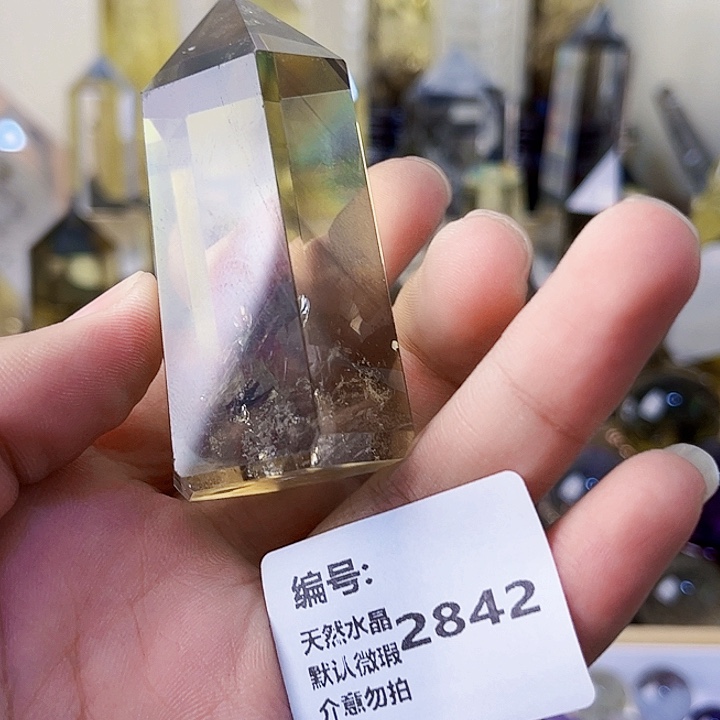 烟****未镶嵌颈饰水晶柱