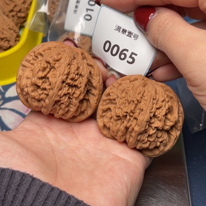 文玩核桃把件粗筋50