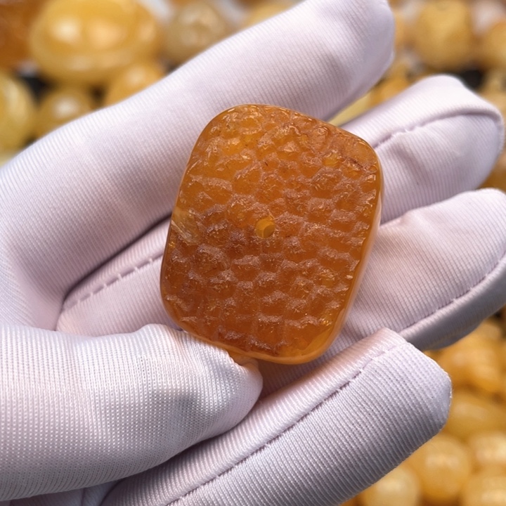 蜜蜡裸石未镶嵌蜜蜡扣