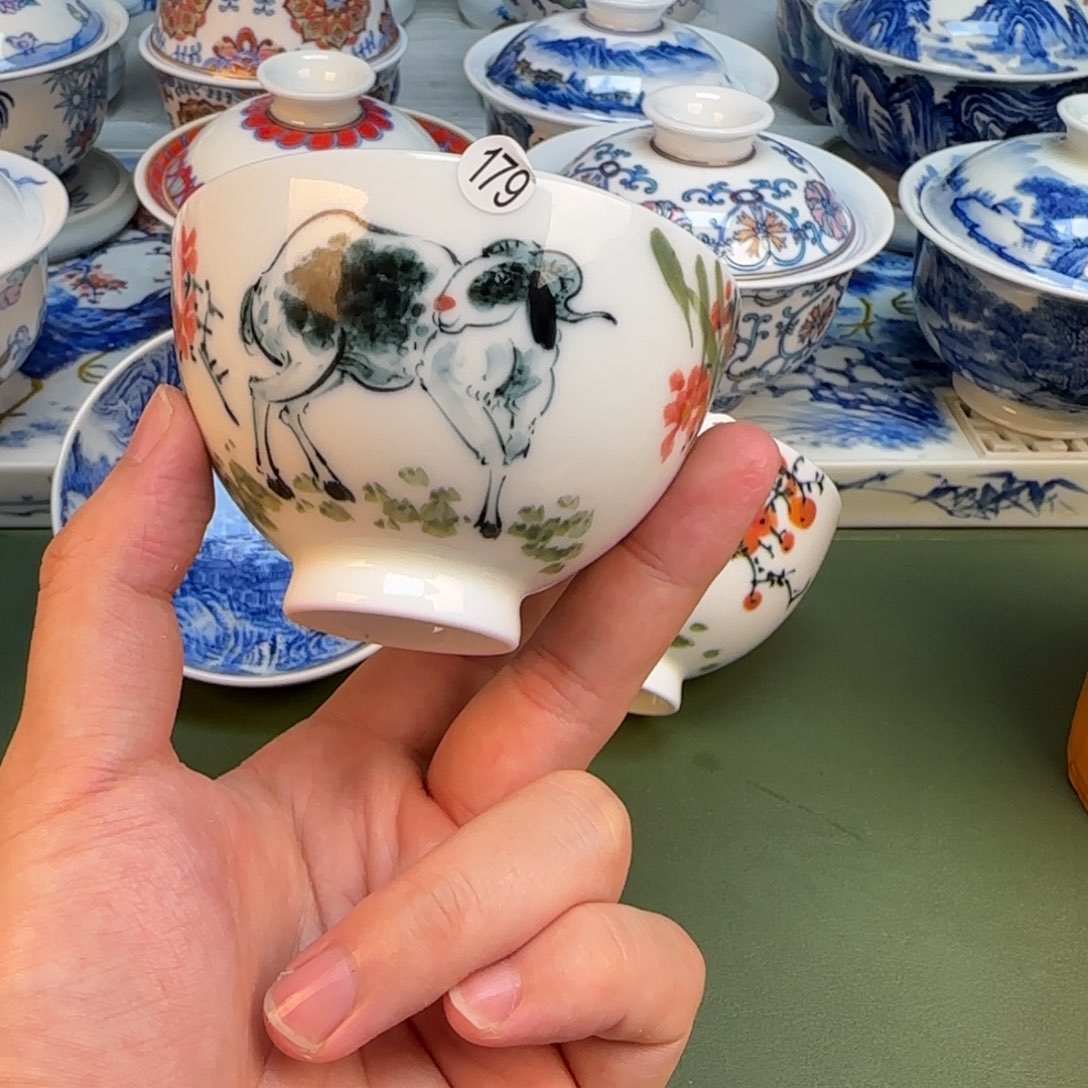 彦祖纯手工手绘茶具179