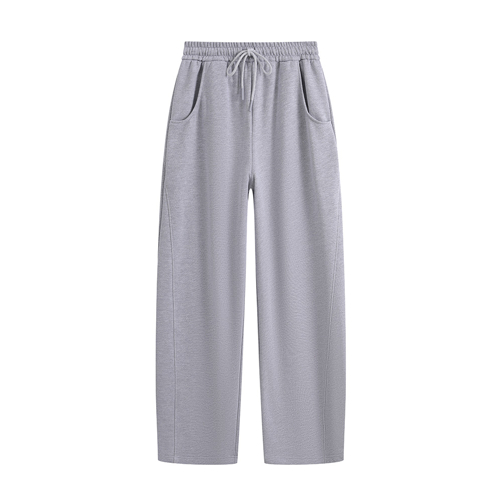 直播福利-秋季运动休闲弯刀裤 优质棉抗皱遮肉显瘦卫裤