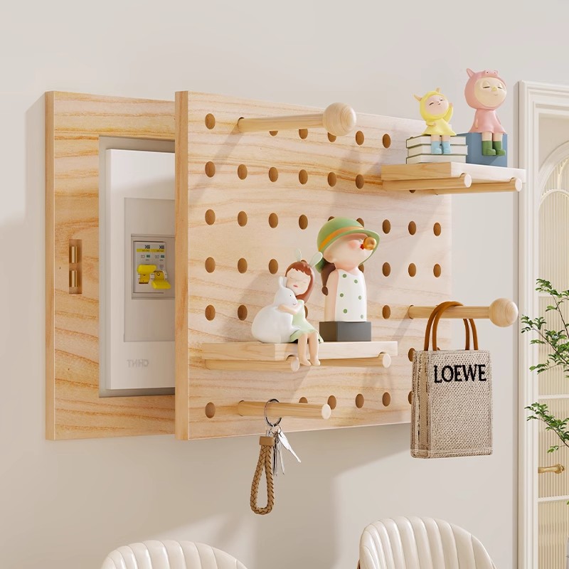 2025新款电表箱装饰画洞洞板高级感配电箱盒遮挡轻奢客厅玄关挂画