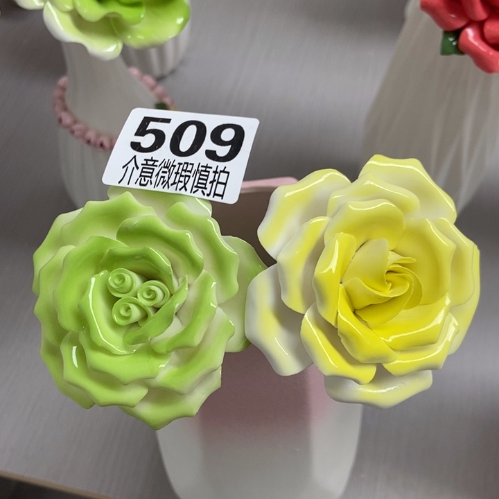 陶瓷手工制作陶瓷花