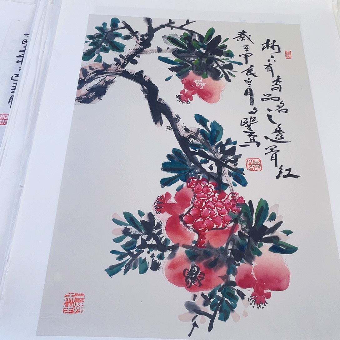 国画国画作品手绘作品