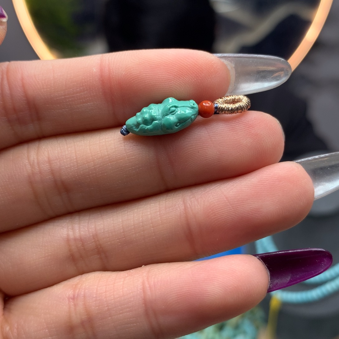 绿松石挂件未镶嵌