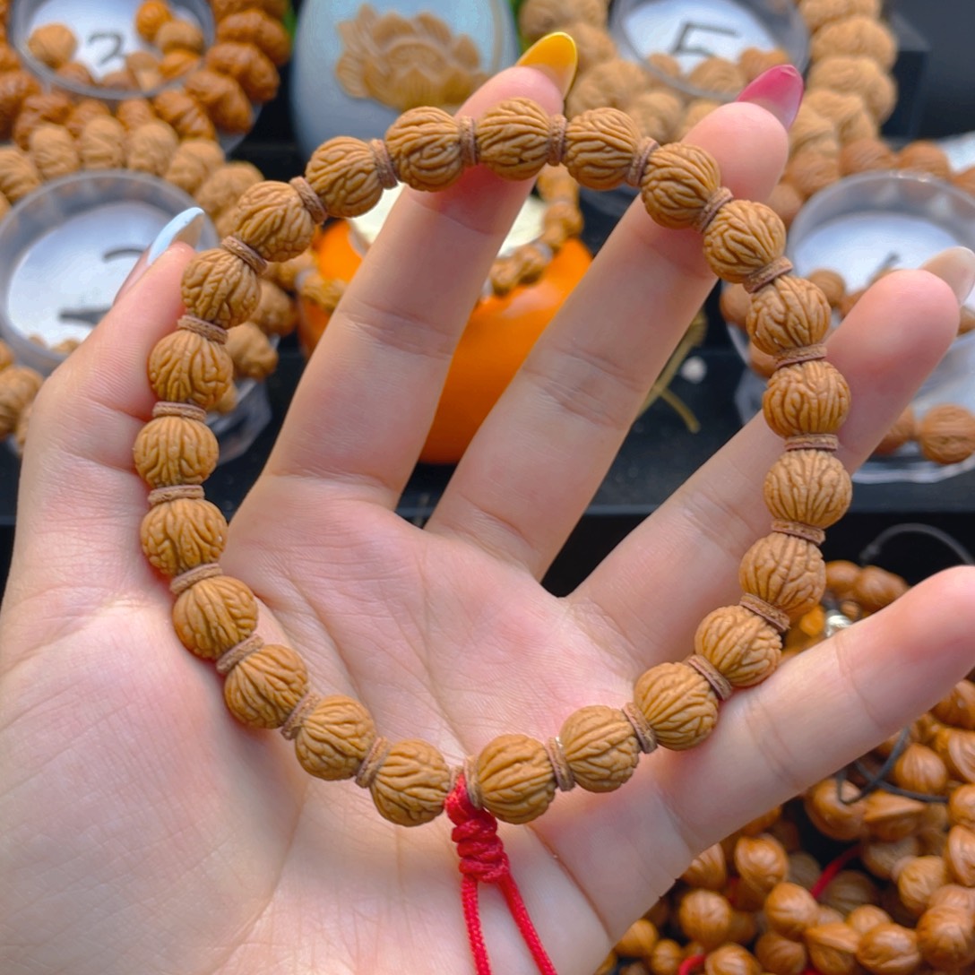 广****桃核手串杜杜杜杜杜