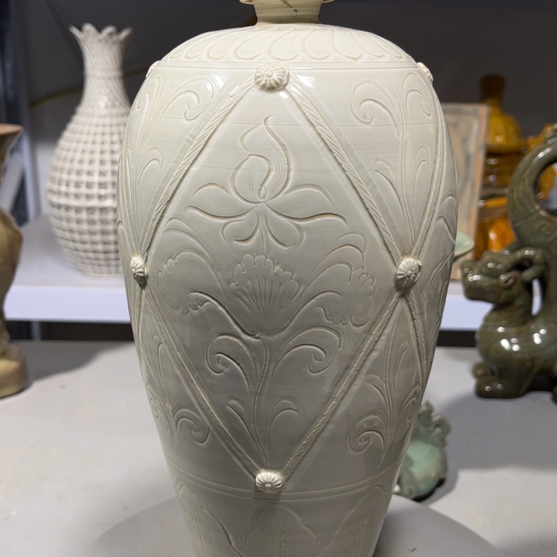 瓶定窑瓷器品相完美