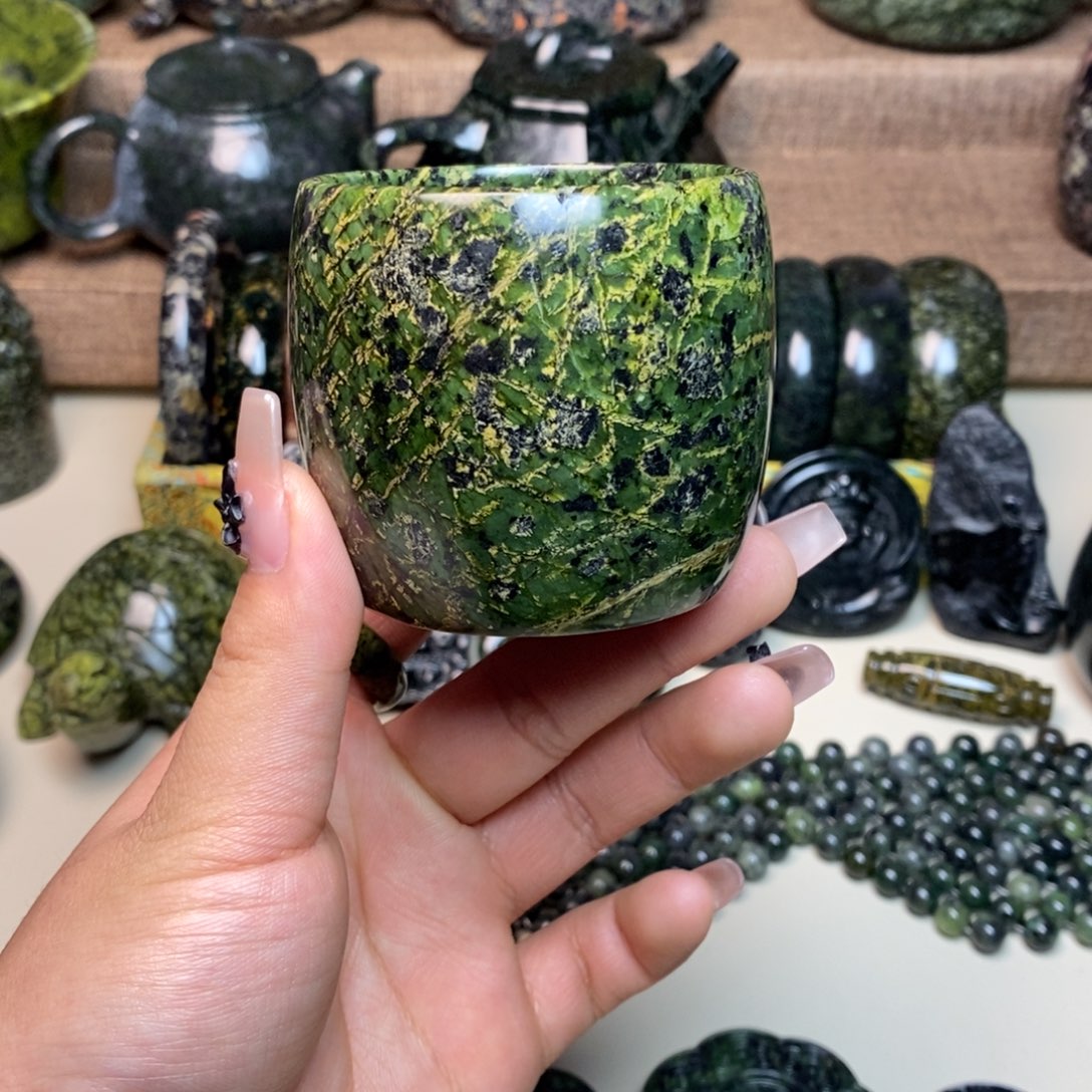 蛇纹石玉手链未镶嵌