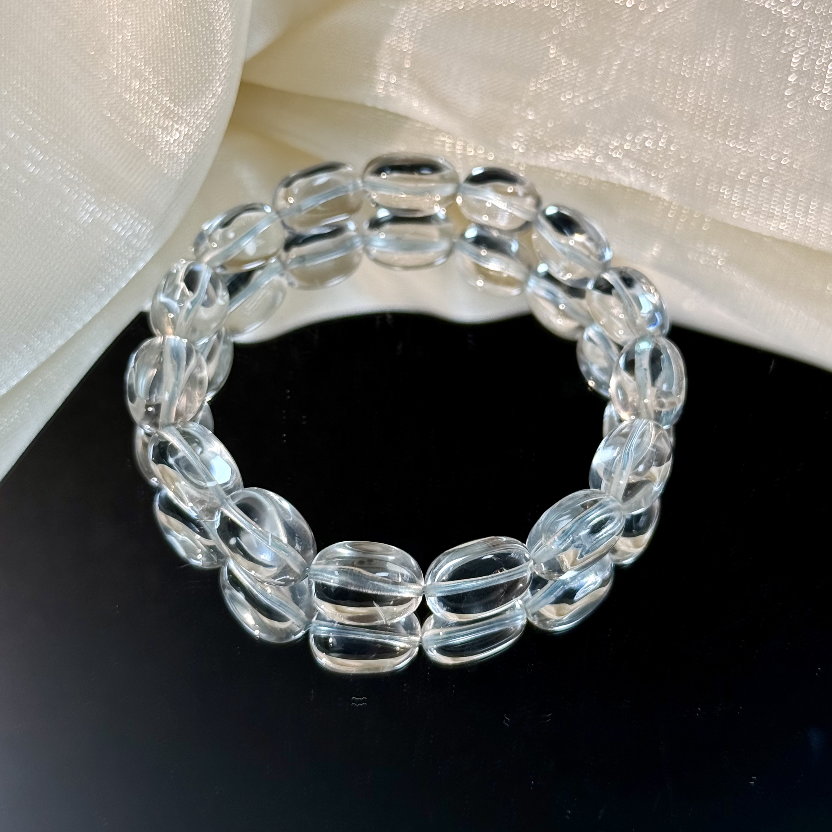 高品纯天然清水晶手串