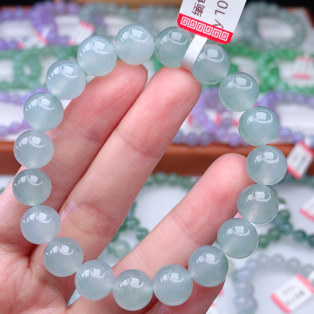 翡翠手链未镶嵌翡翠10mm