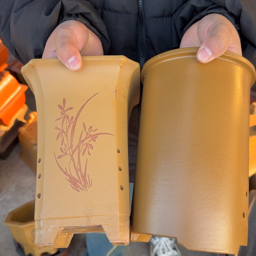 紫砂花盆瑕疵和瑕疵