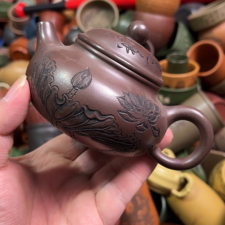 紫砂茶杯全手工紫砂主人杯