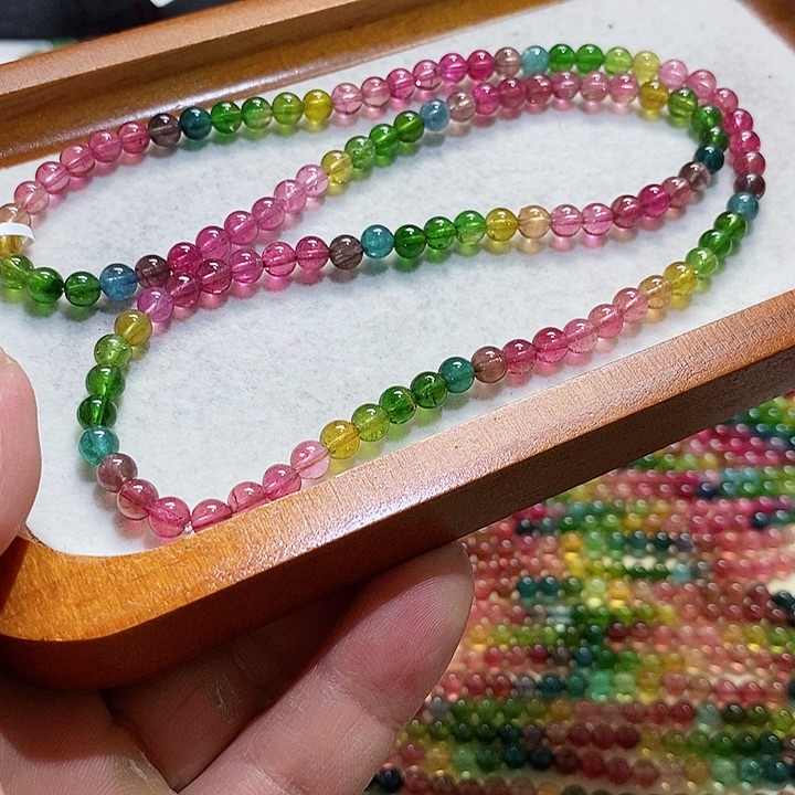 手链未镶嵌碧玺碧玺手串5.4