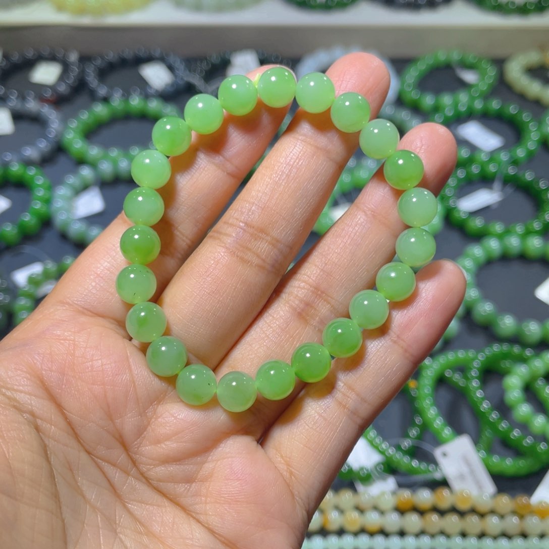 手链未镶嵌和田玉青*