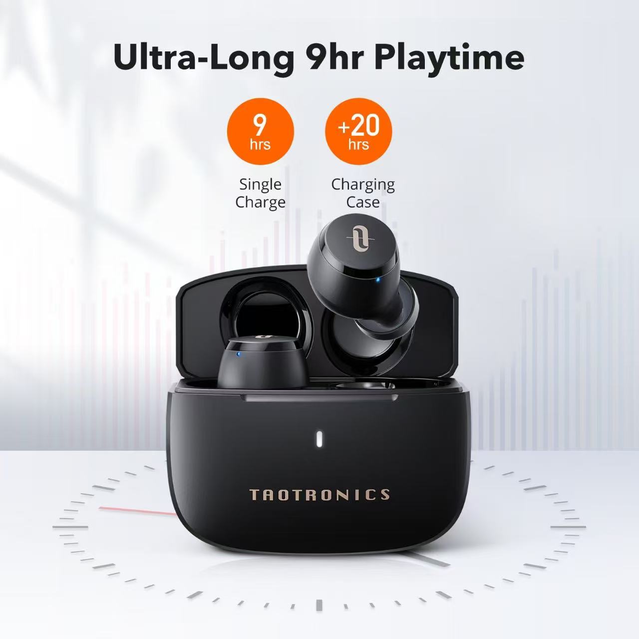 99新   【按照主播讲解拍】TAOTRONICS 真无线蓝牙入耳式耳机