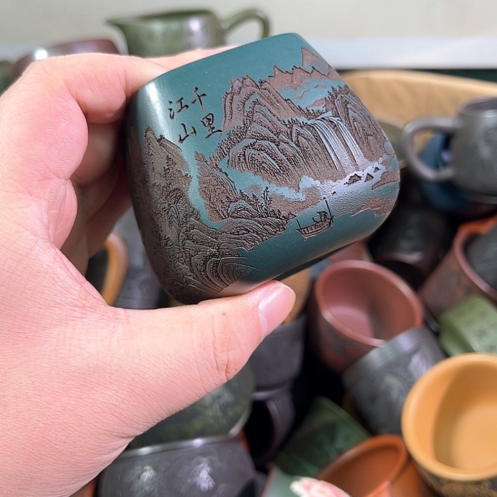 茶杯紫砂全手工紫砂主人杯