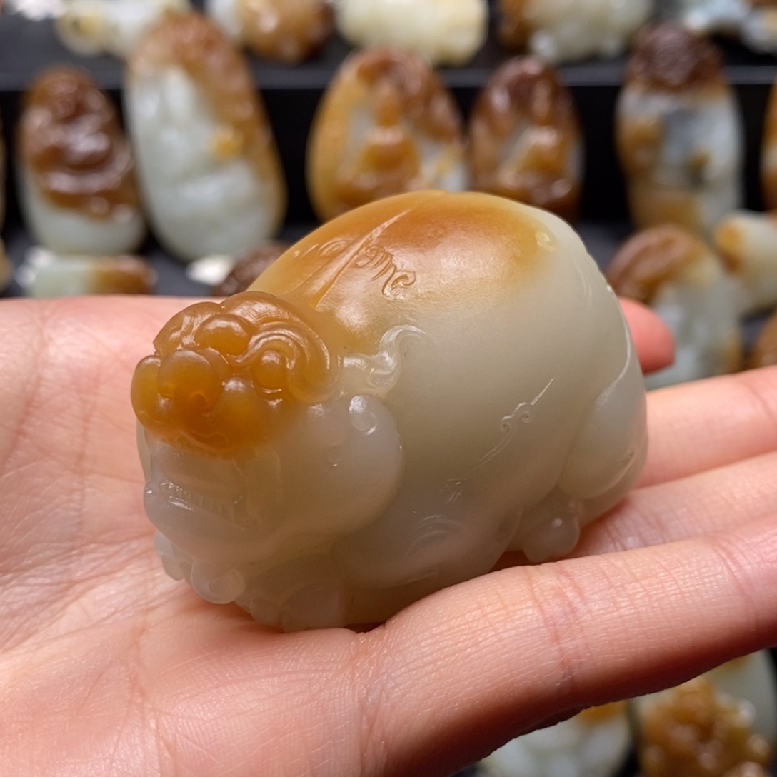 和田玉把件未镶嵌