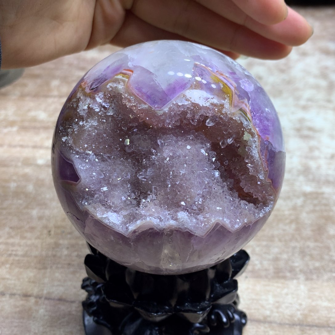 水晶开口笑未镶嵌