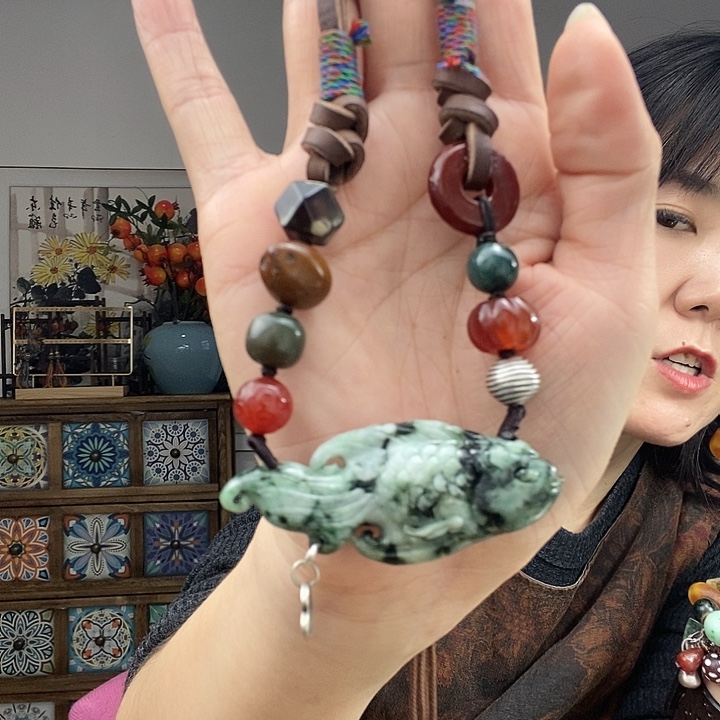 翡翠项链未镶嵌项链