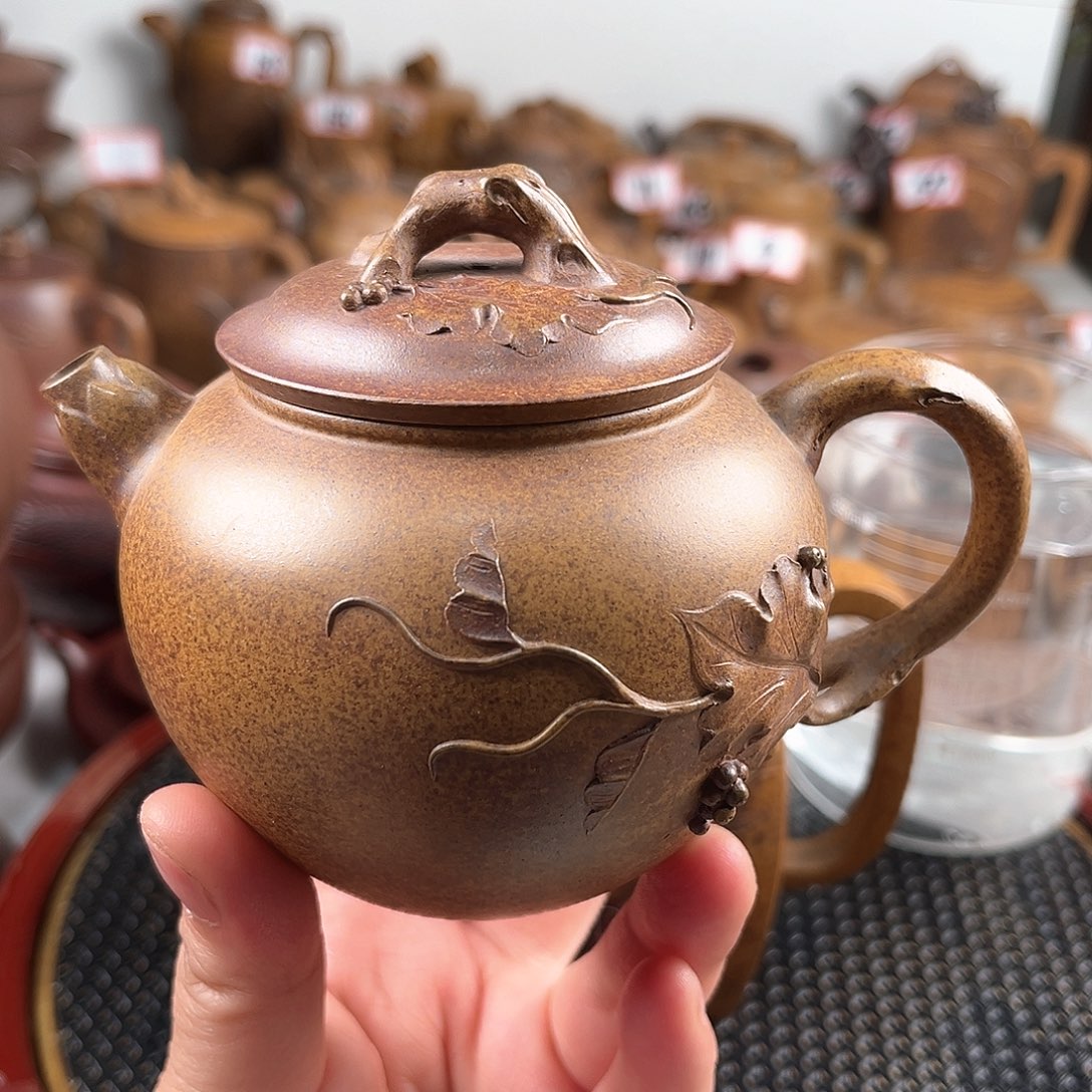 紫泥茶壶宜兴紫砂