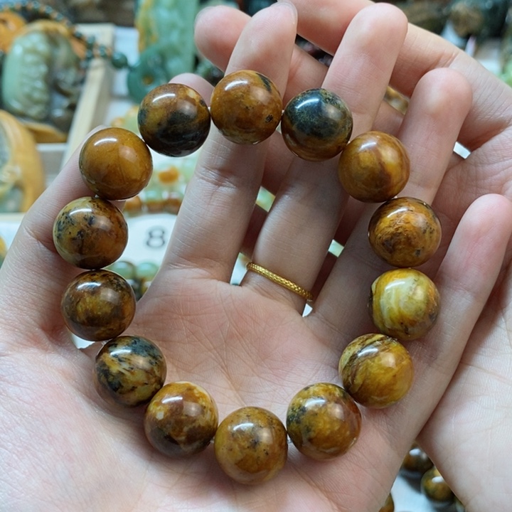 蛇纹石玉未镶嵌手串